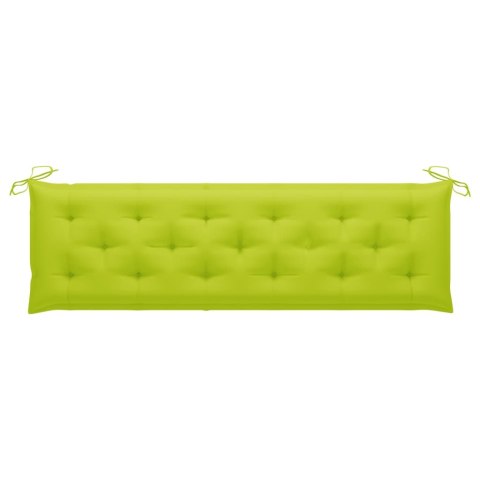  Poduszka na ławkę ogrodową, jasnozielona, 180x50x7 cm, tkanina Lumarko!