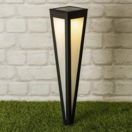  Ogrodowa lampka solarna słupek LED, 58 cm, czarna Lumarko!