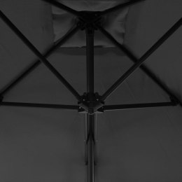  Parasol ogrodowy na słupku stalowym, 300 cm, antracytowy Lumarko!
