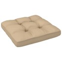  Poduszka na sofę z palet, beżowa, 58x58x10 cm Lumarko!