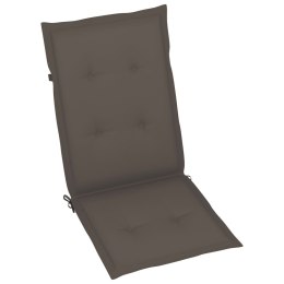  Poduszki na krzesła ogrodowe, 6 szt., taupe, 120x50x4 cm Lumarko!