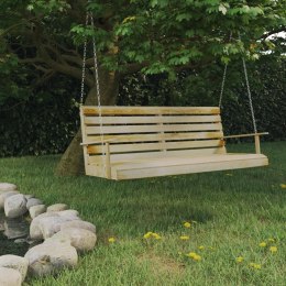  Huśtawka ogrodowa, impregnowane drewno sosnowe, 155x65x60 cm Lumarko!