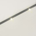  Parasol ogrodowy wiszący, światła LED, 300 cm, metal, piaskowy Lumarko!
