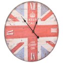 Zegar ścienny w stylu vintage, z flagą UK, 60 cm Lumarko!