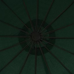  Parasol ogrodowy, wiszący, zielony, 3 m, słupek aluminiowy Lumarko!