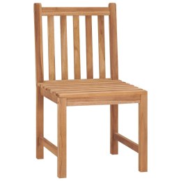  Krzesła ogrodowe, 2 szt., lite drewno tekowe Lumarko!