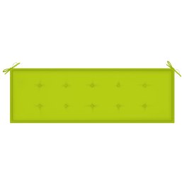  Poduszka na ławkę ogrodową, jasnozielona, 150x50x4 cm, tkanina Lumarko!