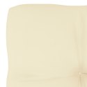  Poduszka na sofę z palet, kremowa, 80x80x12 cm Lumarko!
