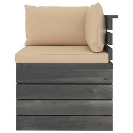  Ogrodowa sofa narożna z palet, z poduszkami, drewno sosnowe Lumarko!
