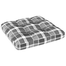  Poduszka na sofę z palet, szara krata, 60x60x12 cm Lumarko!