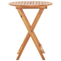  Składany stół ogrodowy, 60 x 75 cm, lite drewno akacjowe Lumarko!
