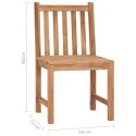  Krzesła ogrodowe z poduszkami, 2 szt., lite drewno tekowe Lumarko!