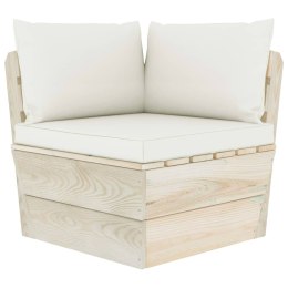 Ogrodowa sofa narożna z palet z poduszkami, impregnowany świerk Lumarko!