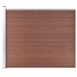  Panel ogrodzeniowy z WPC, 175x146 cm, brązowy Lumarko!