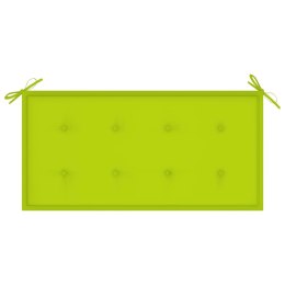  Poduszka na ławkę ogrodową, jasnozielona, 100x50x4 cm, tkanina Lumarko!