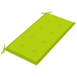  Poduszka na ławkę ogrodową, jasnozielona, 100x50x4 cm, tkanina Lumarko!