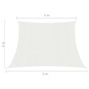  Żagiel przeciwsłoneczny, 160 g/m², biały, 3/4x3 m, HDPE Lumarko!