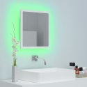  Lustro łazienkowe LED, białe, 40x8,5x37cm, płyta wiórowa Lumarko!