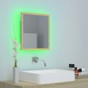  Lustro łazienkowe LED, kolor dąb sonoma, 40x8,5x37 cm, płyta Lumarko!