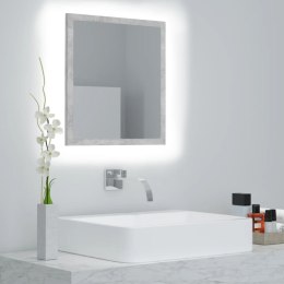  Lustro łazienkowe LED, szarość betonu, 40x8,5x37 cm, płyta Lumarko!