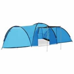  Namiot turystyczny typu igloo, 650x240x190 cm, 8-os., niebieski Lumarko!
