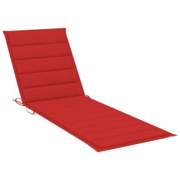  Poduszka na leżak, czerwona, 200x70x4 cm, tkanina Lumarko!