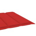  Poduszka na leżak, czerwona, 200x70x4 cm, tkanina Lumarko!