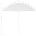  Parasol plażowy, biały, 300 cm Lumarko!