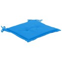  Poduszki na krzesła ogrodowe, 4 szt., niebieskie, 50x50x4 cm Lumarko!