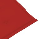  Poduszki na krzesła ogrodowe, 6 szt., czerwone, 120x50x4 cm Lumarko!