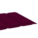  Poduszka na leżak, winna czerwień, 200x50x4 cm, tkanina Lumarko!