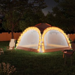  Namiot imprezowy z LED i 4 ściankami, 3,6 x 3,6 x 2,3 m Lumarko!