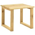 Leżak ze stolikiem, impregnowane na zielono drewno sosnowe Lumarko!