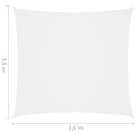  Żagiel ogrodowy, tkanina Oxford, kwadrat, 3,6x3,6 m, biały Lumarko!