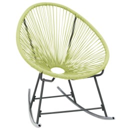 Lumarko Bujane krzesło ogrodowe, rattan PE, zielone