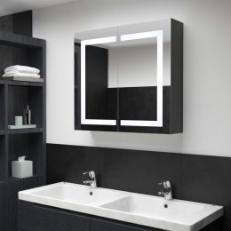  Szafka łazienkowa z lustrem i LED, 80x12,2x68 cm Lumarko!