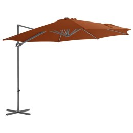  Wiszący parasol na słupku stalowym, terakotowy, 300 cm Lumarko!