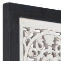  Ręcznie rzeźbiony panel ścienny, MDF, 60x60x1,5cm, czarno-biały Lumarko!