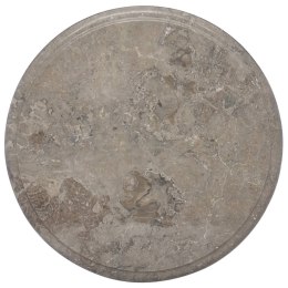 Lumarko Blat do stołu, szary, Ø40 x 2,5 cm, marmur