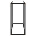  Stolik konsolowy, przezroczysty, 80x35x75 cm, szkło hartowane Lumarko!