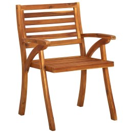  Krzesła ogrodowe, 4 szt., lite drewno akacjowe Lumarko!