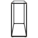  Stolik konsolowy, przezroczysty, 100x35x75 cm, szkło hartowane Lumarko!