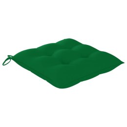  Poduszki na krzesła, 4 szt., 40x40x7 cm, zielone Lumarko!