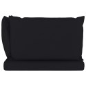  Poduszki na sofę z palet, 3 szt., czarne, tkanina Lumarko!