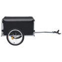  Transportowa przyczepa rowerowa, czarno-szara, 65 kg Lumarko!
