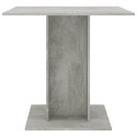  Stół jadalniany, betonowy szary, 80 x 80 x 75 cm, płyta wiórowa Lumarko!