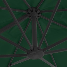  Parasol ogrodowy z przenośną podstawą, zielony Lumarko!