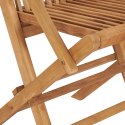  Krzesła ogrodowe z poduszkami taupe, 2 szt., drewno tekowe Lumarko!