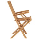  Krzesła ogrodowe z poduszkami taupe, 4 szt., lite drewno tekowe Lumarko!