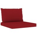  Ogrodowa sofa 4-os. z poduszkami w kolorze winnej czerwieni Lumarko!